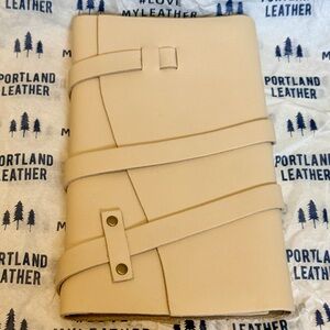 Large Wrap Journal Bone Portland Leather Goods